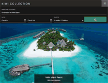 Tablet Screenshot of kiwicollection.com